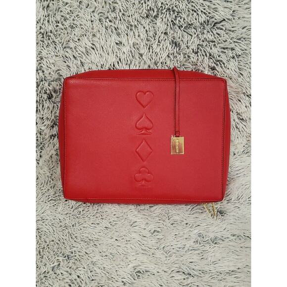 Estée Lauder Handbags - Estee Lauder Large Red Case, Train Bag, Travel Bag, Make Up Case Toiletries Case